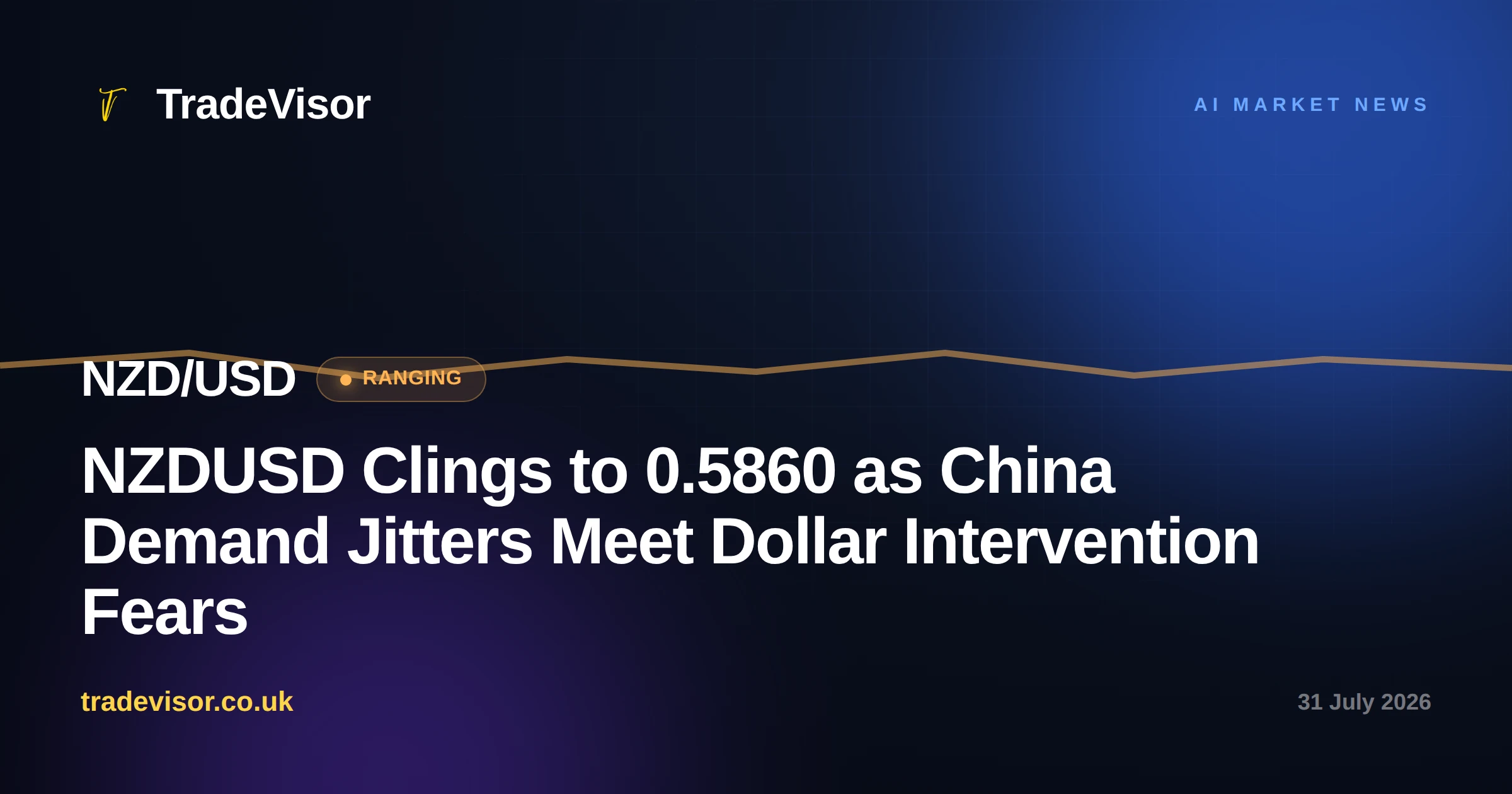 NZDUSD Clings to 0.5860 as China Demand Jitters Meet Dollar Intervention Fears
