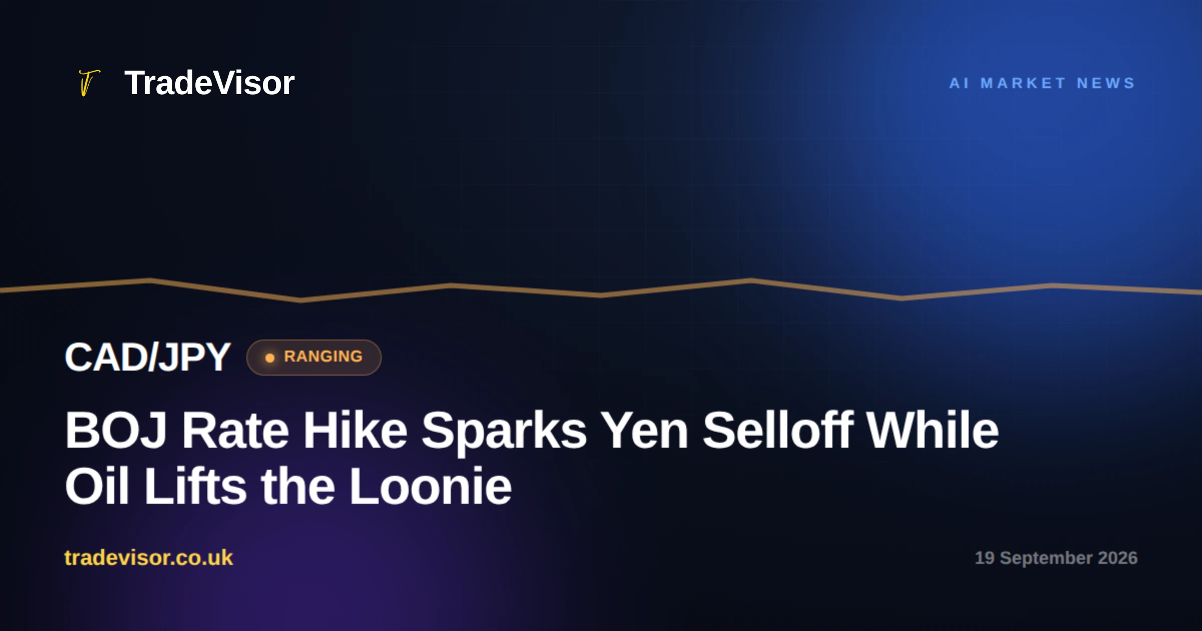 BOJ Rate Hike Sparks Yen Selloff While Oil Lifts the Loonie