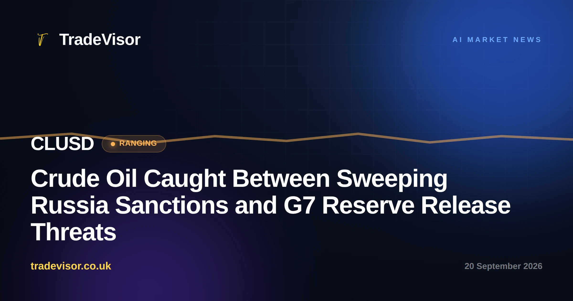 Crude Oil Caught Between Sweeping Russia Sanctions and G7 Reserve Release Threats