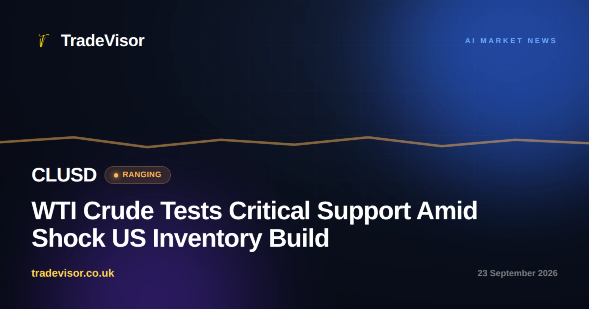 WTI Crude Tests Critical Support Amid Shock US Inventory Build